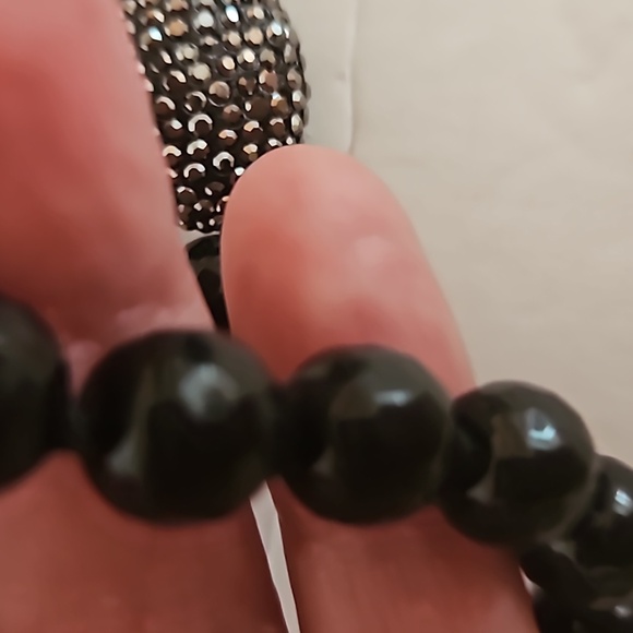 Soft Surrounding faceted black white pearl necklace nwot. - Picture 10 of 10